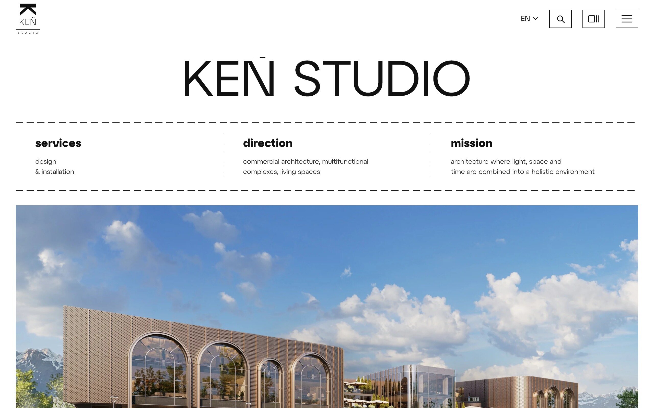 KEÑ Studio — Корпоративный · Архитектура проект A-LUX