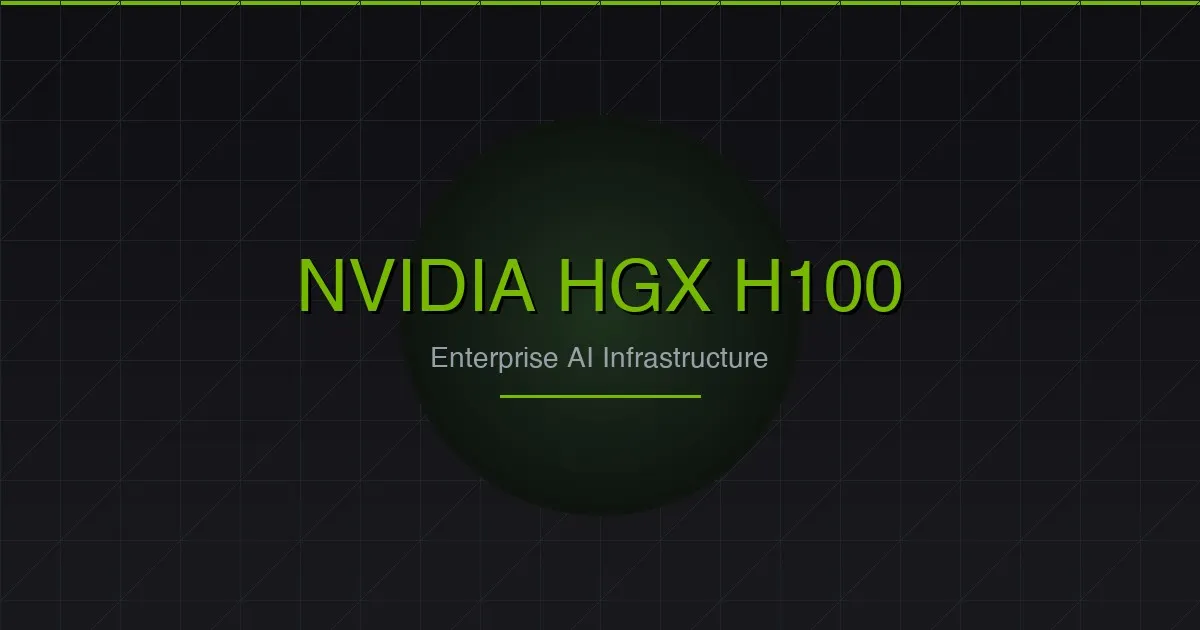 NVIDIA HGX H100 GPU сервер
